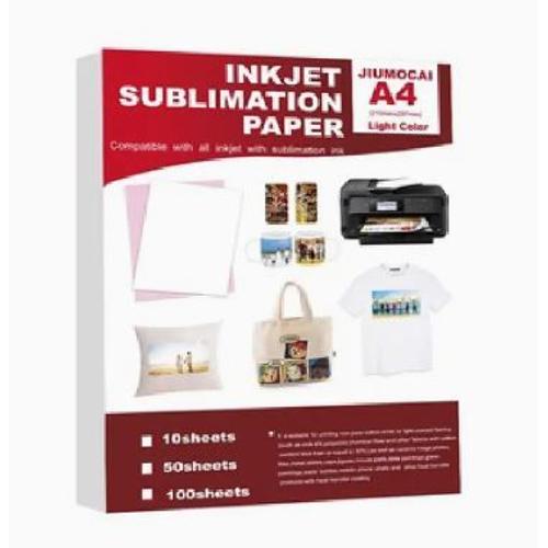 Papier de sublimation A4 pour toute imprimante à jet d'encre Epson HP Canon