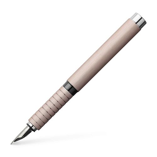 Faber-Castell 148421 Essentio Stylo Plume F En Aluminium Rose