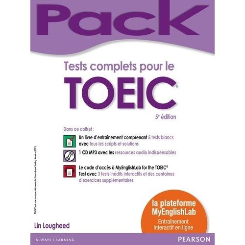 Pack Tests Complets Pour Le Toeic (1 Cd Audio)