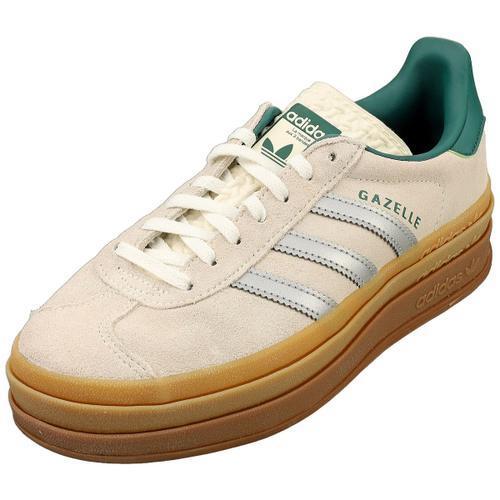 Adidas Gazelle Bold Femme - Blanc Cassé Argent - 36