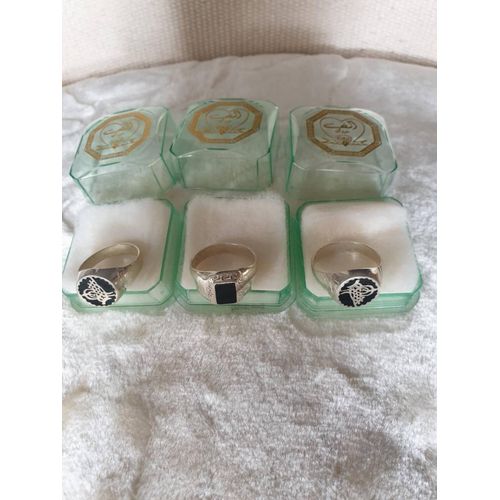 Lot De Bagues En Argent 925