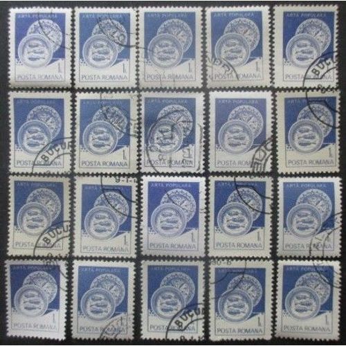 Roumanie N°3419 X 20 Oblitéré