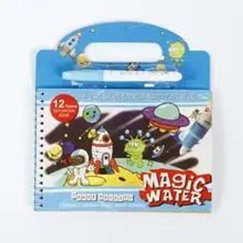 Livre De Peinture À L'eau Magique Pour Tout-Petits, Jouets D'éducation Précoce, Dessin Magique Réutilisable, Livre De Coloriage Pour Enfants, Jouets Montessori Pour Enfants-Space