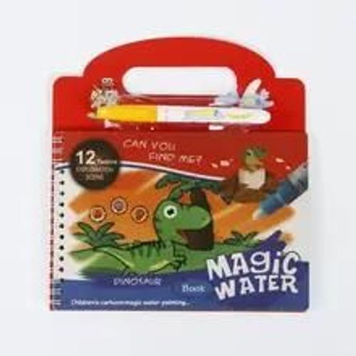 Livre De Peinture À L'eau Magique Pour Tout-Petits, Jouets D'éducation Précoce, Dessin Magique Réutilisable, Livre De Coloriage Pour Enfants, Jouets Montessori Pour Enfants-Dinosaurs