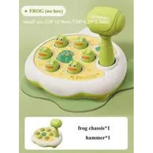 Jeu D'apprentissage Montessori Pour Bébé, Canard, Grenouille, Over, Cadeau De Puzzle, Tout-Petit, Garçon, Fille, Marteau, 12, 24 Mois-Frog No Box