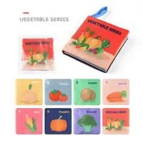 Jouets De Nettoyage Montessori Pour Bébé, Drapeau Tactile 3d, Grands Abonnés, Livre Sensoriel, Apprenticumbria Précoce, Pour Enfants-Vegetable