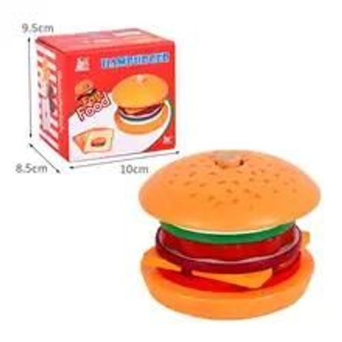Jouets Empilables Burger En Bois Montessori Pour Enfants, Apprentissage Alth, Jouets De Motricité Fine, Cadeau De Cuisine, Tout-Petit-2.3cm-Hamburger Boxed