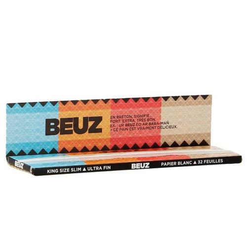 Carnet de 32 feuilles à rouler - King size slim - Beuz