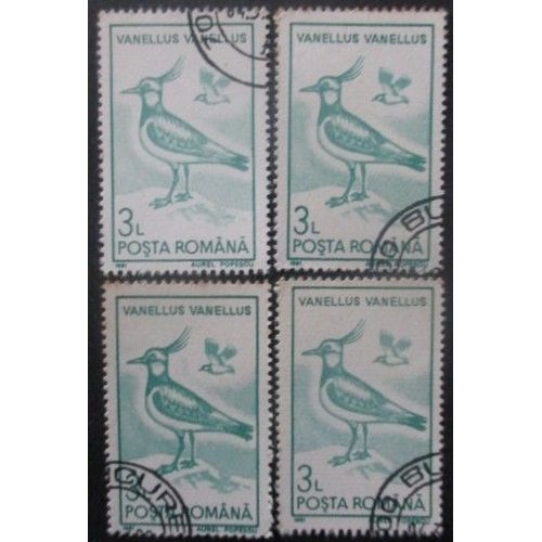 Roumanie N°3925 X 4 Oblitéré