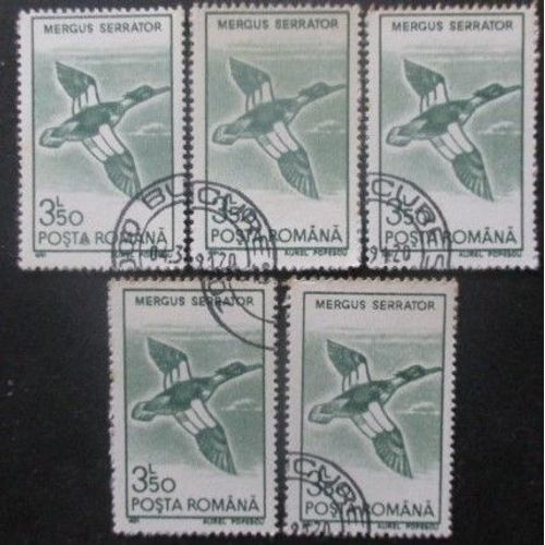 Roumanie N°3926 X 5 Oblitéré