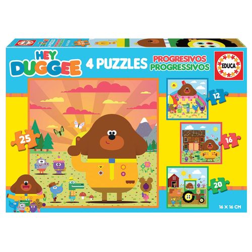 Puzzle - Hey Oua-Oua - 4 Modèles De 12 16 20 Et 25 Pièces - Enfant Dès 3 Ans