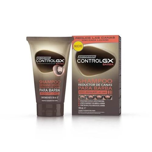 Shampoing - Shampoing Sec Just For Men - 1353-83005 - Control Gx Champu Reductor De Canas Para Barba 118 Ml 