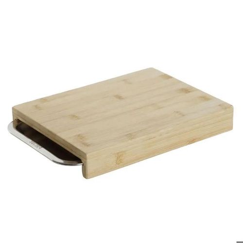 Planche À Découper En Bambou Et Acier Inoxydable Dkd Home Decor