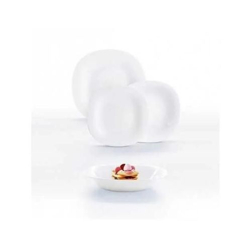 Luminarc - Assietes Luminarc Carine Blanc Verre (18 Pcs)