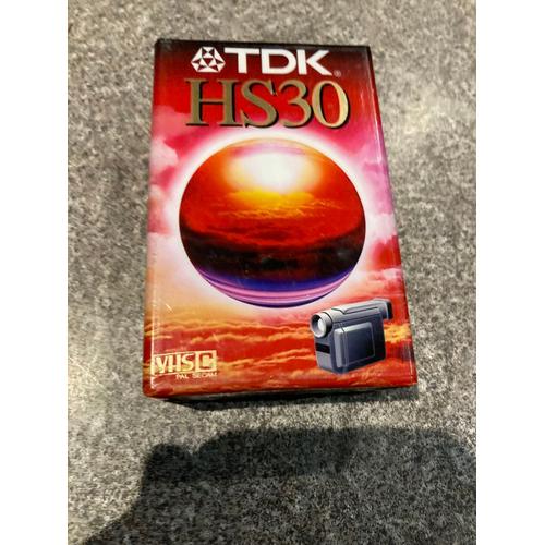 Cassette Vierge pour Camescope VHS-C TDK HS 30 - VHS C