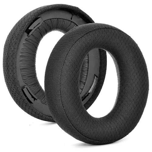Coussinets d'oreille pour Sony Doré sans Fil PS3 PS4 - AQSACOKIYA - Ps3 Ps4 7.1 Surround virtuel Casque Cechya-0083 - Tissu noir