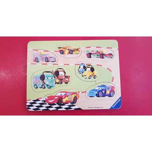 Puzzle En Bois - Cars - 7 Pièces Ravensburger - Disney