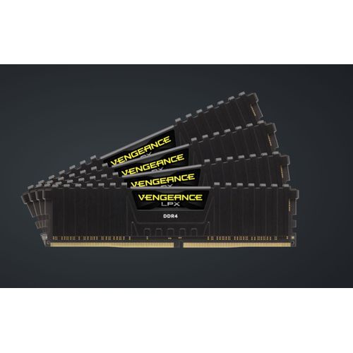Corsair Vengeance LPX CMK256GX4M8A2666C16 module de mémoire 128 Go DDR4 2666 MHz Noir, 256 Go, 4 x 32 Go, DDR4, 2666 MHz, 288-pin DIMM