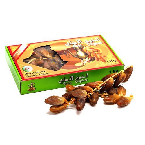 Datte Deglet Nour Branchée D'algerie - Goût Original - Qualité Premium - 1kg Nouvelle Récolte
