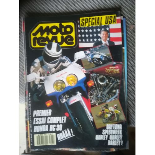 Moto Revue 2837 De 1988 Honda Vfr750r,Velocette 499 Venom,Roberts,Hva Wr125k,Cagiva 250