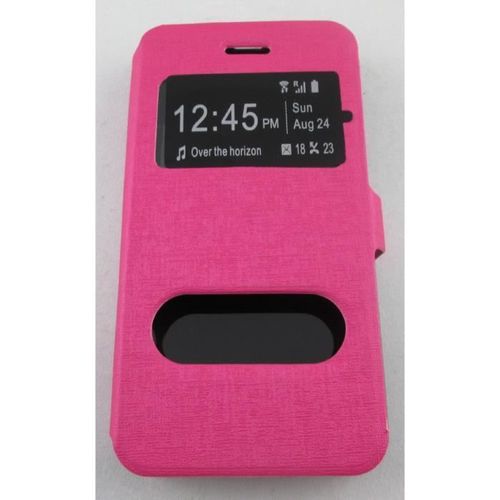 Étui Portefeuille Wiko Sunset 2 Rose