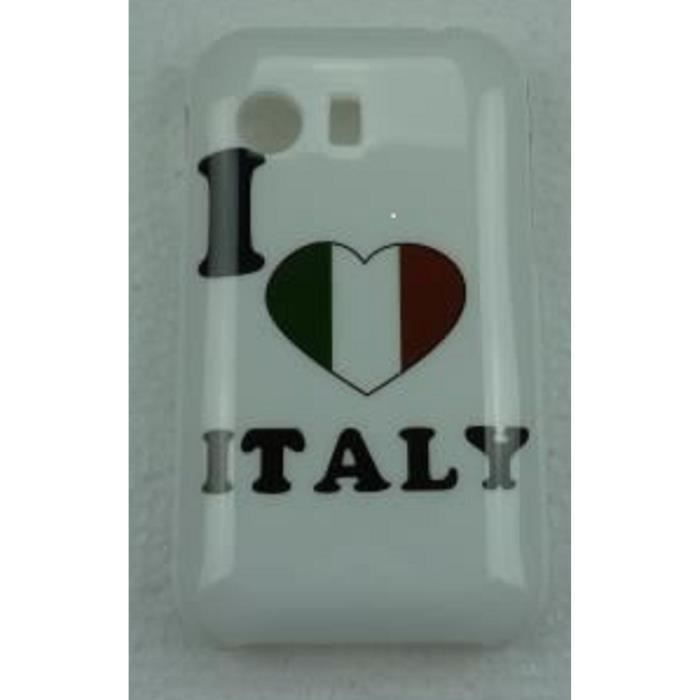 Coque Samsung Galaxy Y Rigide Drapeau Italie