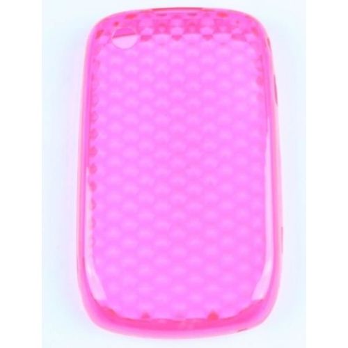 Coque Blackberry Curve 8520 Rose Fushia Effet Nid