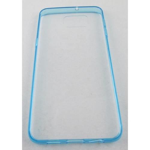 Coque Samsung Galaxy S6 Edge Plus Transparente Et Bleu Ciel