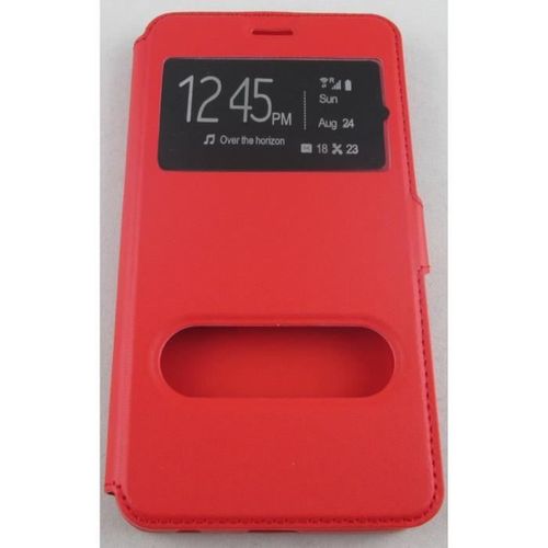Étui Portefeuille Wiko Upulse Rouge