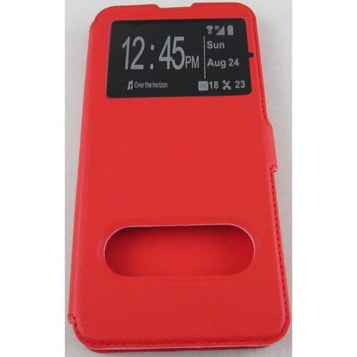 Étui Folio Portefeuille Wiko View 3 Rouge