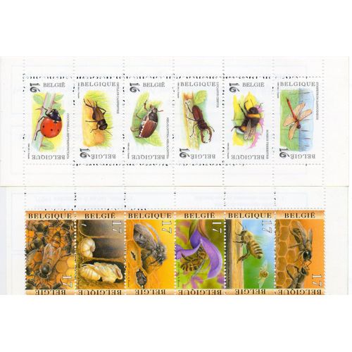 Belgique Timbres Abeilles Et Insectes