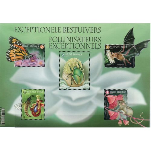 Belgique Timbre Les Animaux Pollinisant 2019