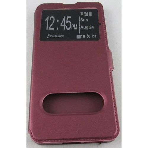 Étui Folio Portefeuille Wiko View 3 Bordeaux