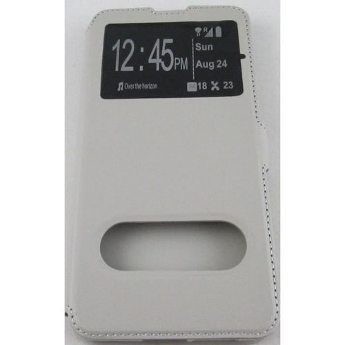 Étui Folio Portefeuille Wiko View 3 Gris