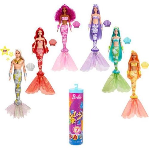 Barbie - Barbie Color Reveal Sirène - Poupée - 3 Ans Et +