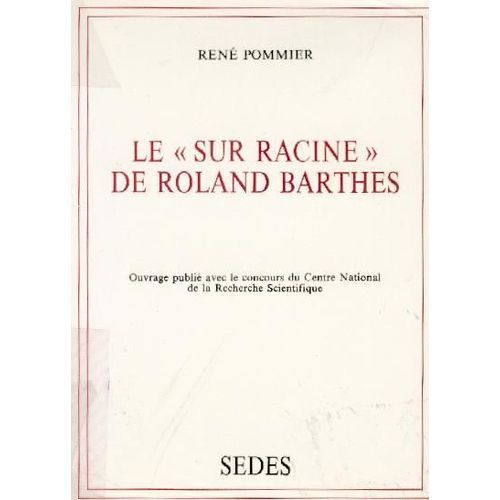 Le "Sur Racine" De Roland Barthes