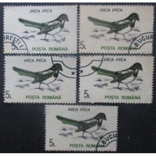 Roumanie N°4065 X 5 Oblitéré
