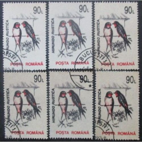 Roumanie N°4072 X 6 Oblitéré