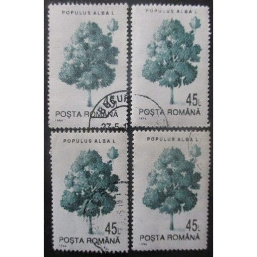 Roumanie N°4162 X 4 Oblitéré