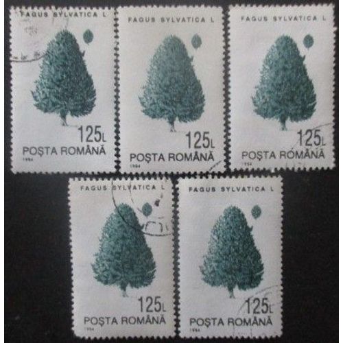 Roumanie N°4165 X 5 Oblitéré