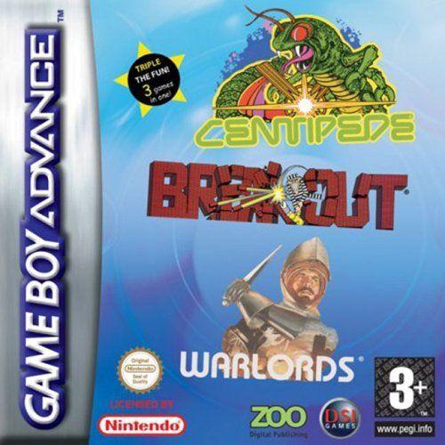 3 Jeux En 1 - Centipede - Breakout - Warlords Game Boy Advance