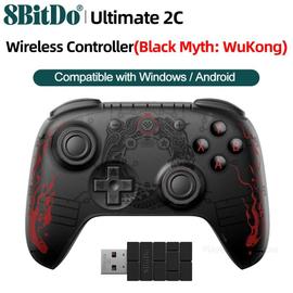 Wireless,8BitDo Gamepads PC Black Myth Wukong Ultimate 2C Wireless or ...