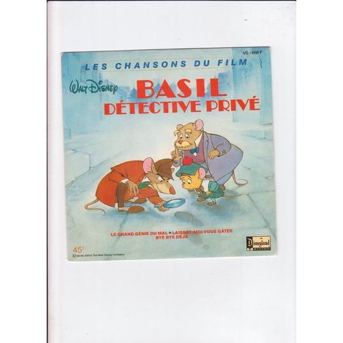 Basil Detective Prive Chansons Du Film