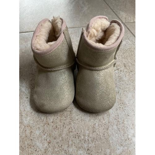 Paire De Bottine Bébé Fille Ra Scratch Rose Doré Ugg