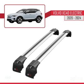 Barres De Toit - Ace-2 - Compatible Volvo Xc40 - Aluminium Gris - Charge Utile 300 Kg - 2 Barres