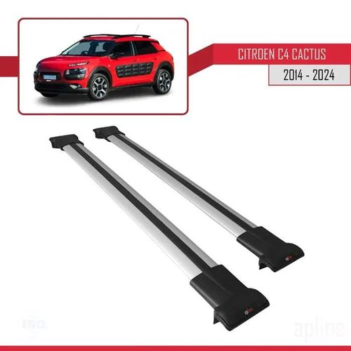 Compatible Avec Citroen C4 Cactus 2014-2024 Barres De Toit Fly Modèle Railing Porte-Bagages De Voiture Gris