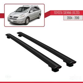 Barres De Toit - Toyota - Sienna (Xl20) - Modèle Basic - Noir - Aluminium - Charge 300kg