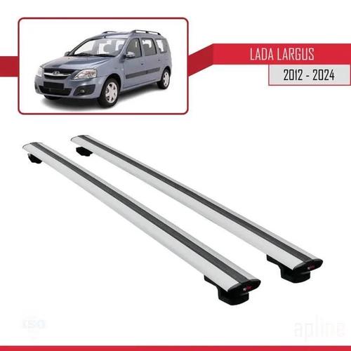 Barres De Toit - Lada - Basic Modèle - Aluminium - Gris - Charge Utile 300 Kg