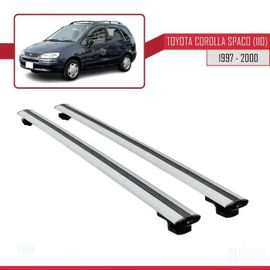 Compatible Avec Toyota Corolla Spacio (E110) 1997-2000 Barres De Toit Basic Modèle Railing Porte-Bagages De Voiture Gris
