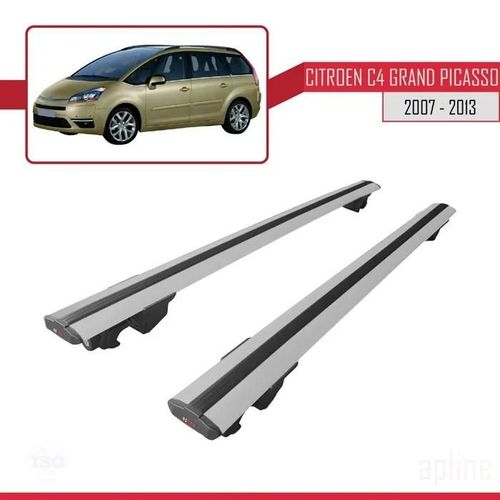 Porte-Bagages De Toit - Citroën - C4 Grand Picasso - Aluminium - 2 Barres - Charge 75 Kg